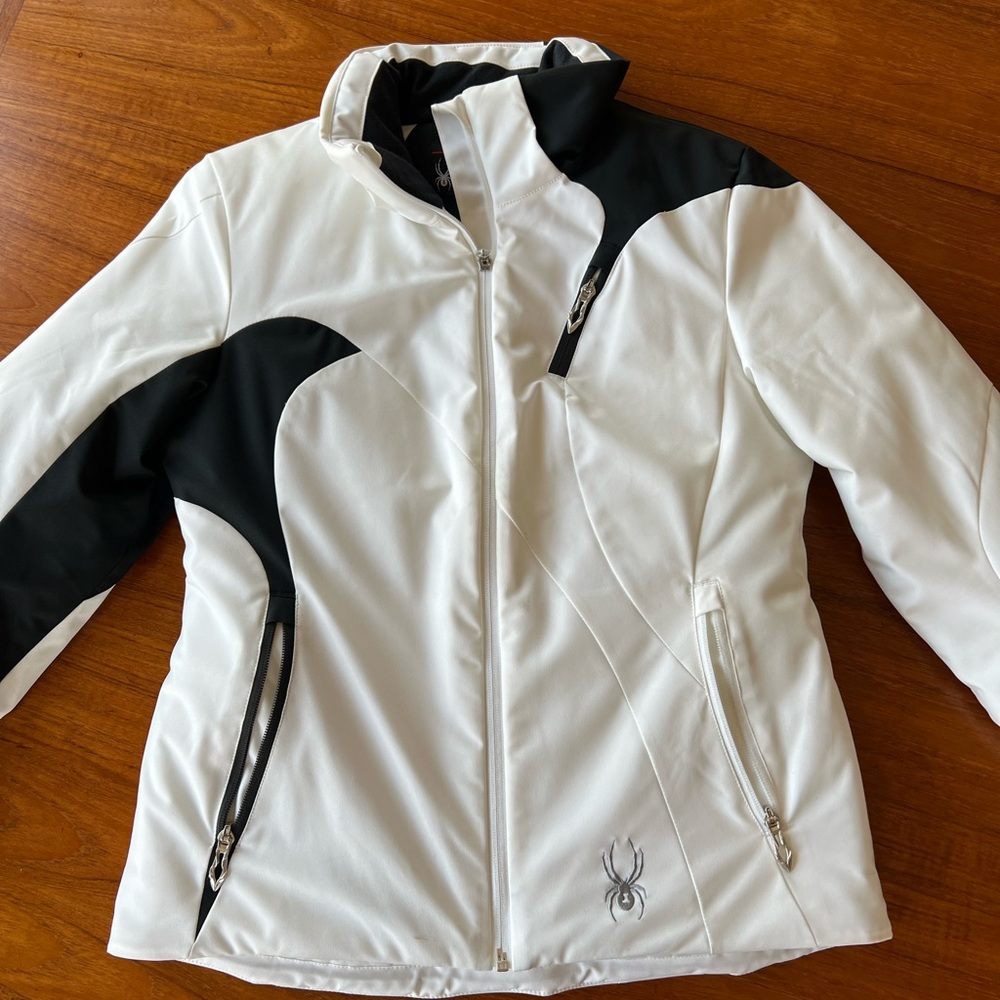 Spyder Women's Black and White Ski Jacket